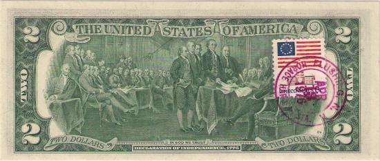 Спецгашение 1976 года реверс