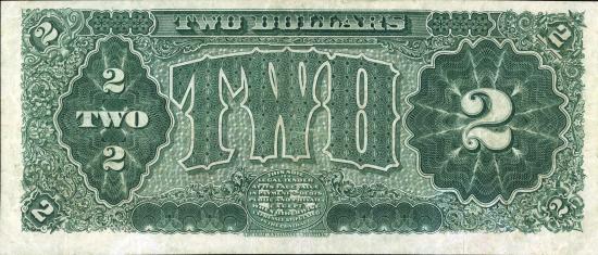 2 dollars 1890