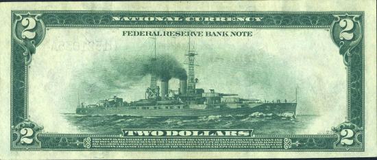 two dollars 1918