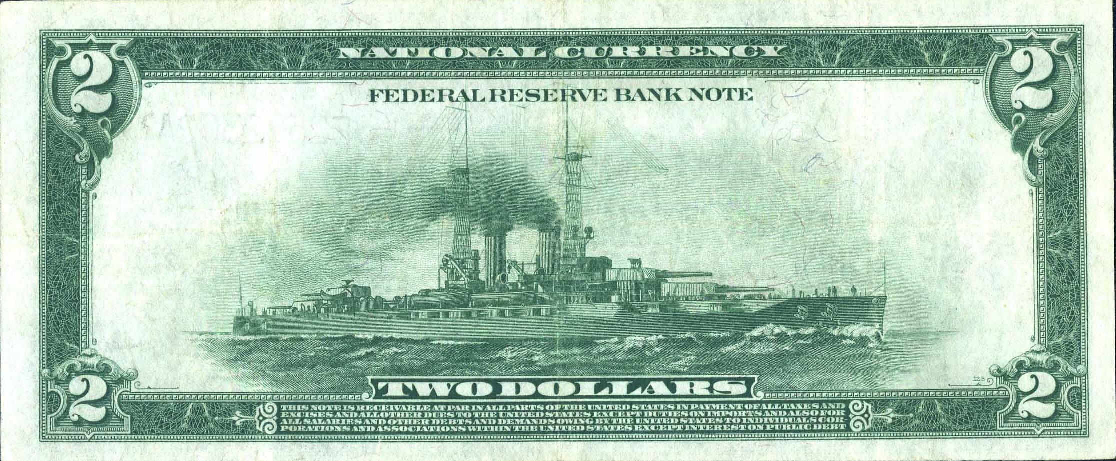 two dollars 1918
