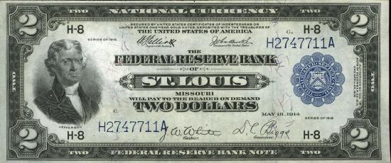 Federal Reserve Bank Notes (боны федеральных резервных банков), серия 1918 г., Чикаго