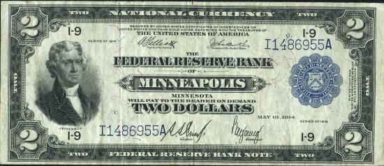 Federal Reserve Bank Notes (боны федеральных резервных банков), серия 1918 г., Чикаго