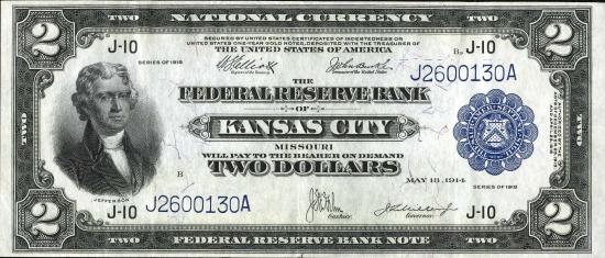 Two Dollars 1918
